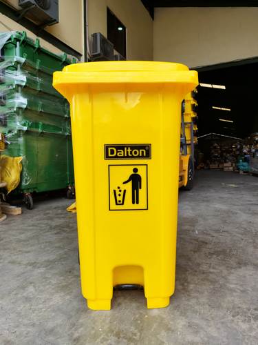 Tempat Sampah Pedal Roda 240 Liter Dalton (LXD 240K Yellow) - Gambar 2