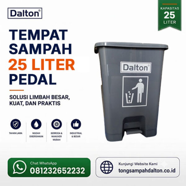 Tempat Sampah Pedal 25 Liter (LXD 25A)