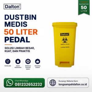 Tempat Sampah Medis 50 Liter Dalton (LXD 50D)