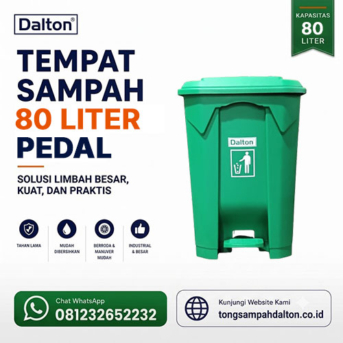 Tempat Sampah Pedal 80 Liter Dalton (LXD 80U)