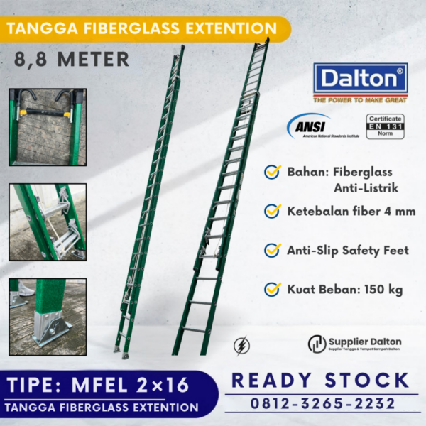 Tangga Fiberglass 8,8 meter Dalton