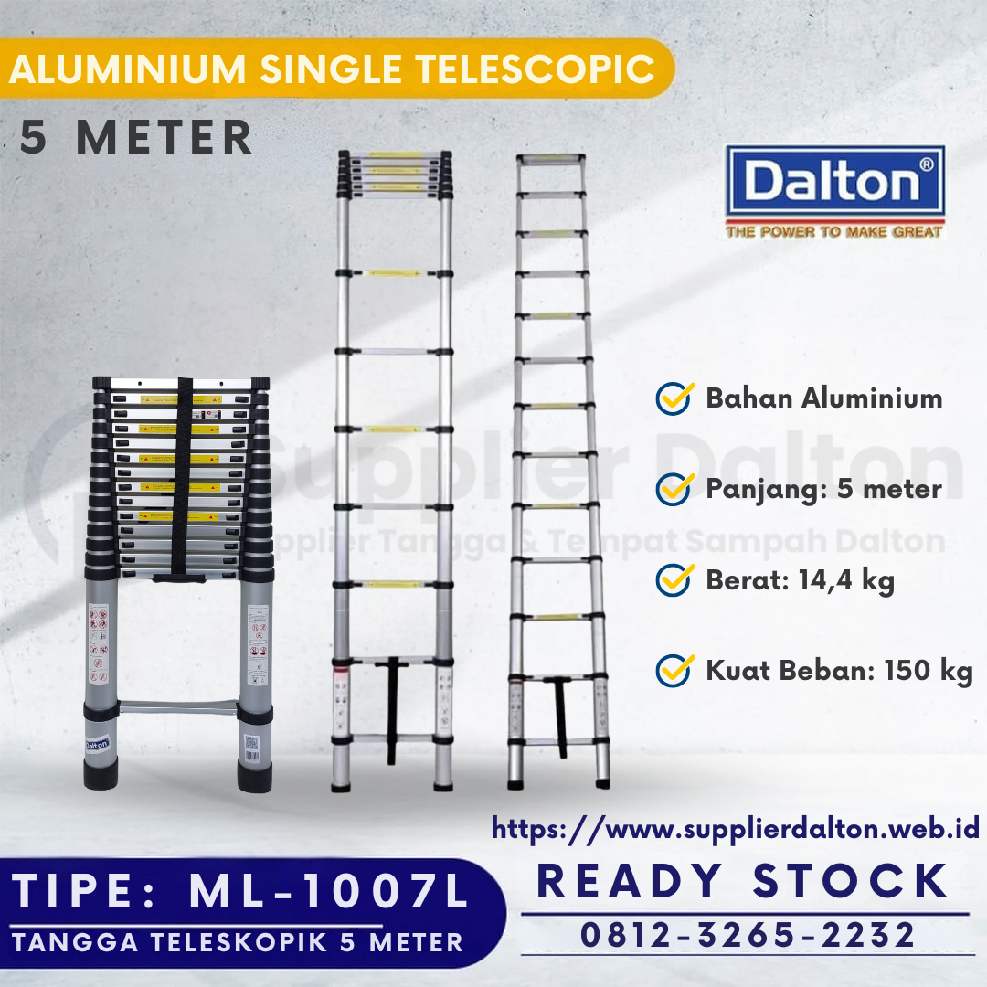 Tangga Teleskopik 5 Meter Dalton