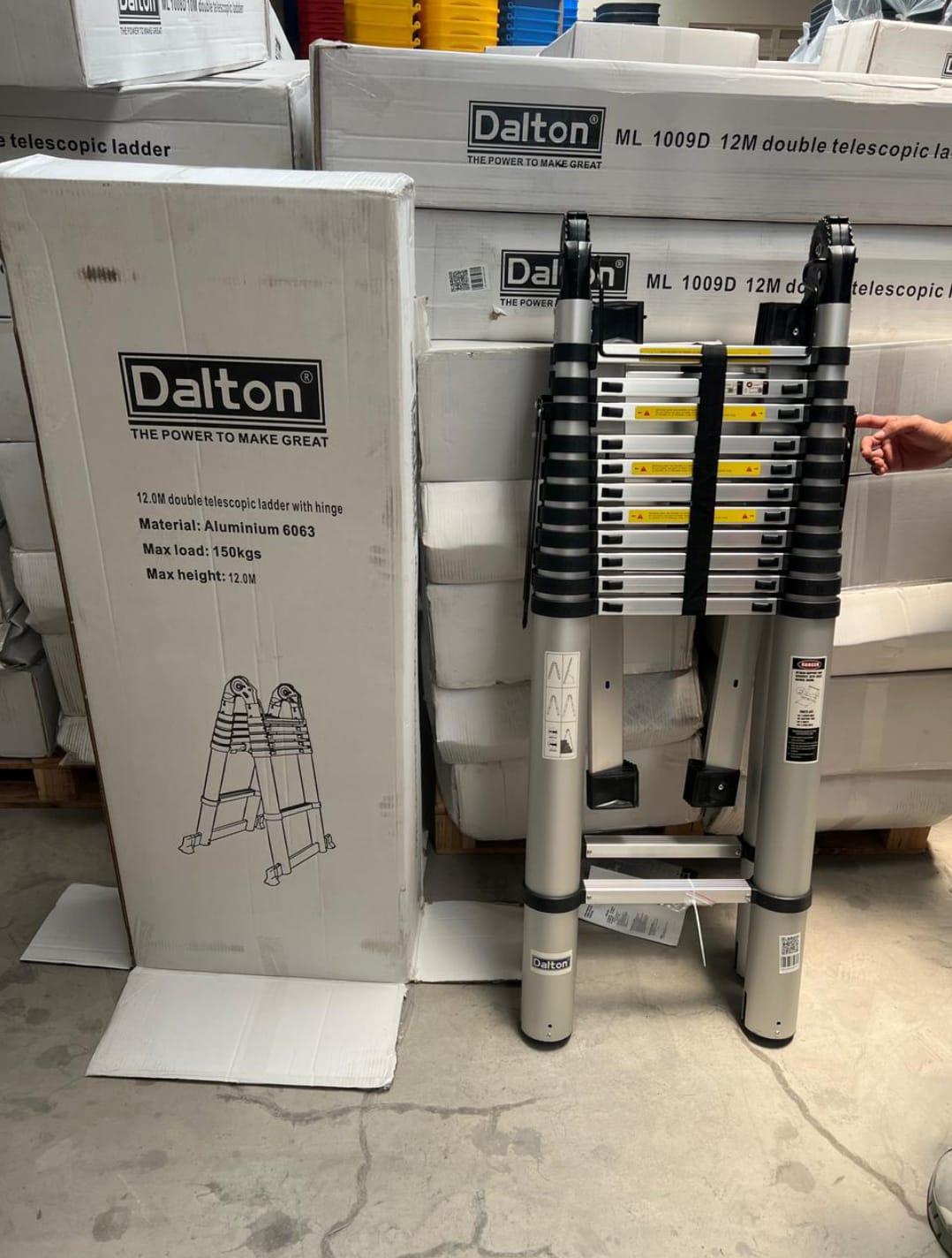 Tangga Teleskopik Double 12 Meter Dalton