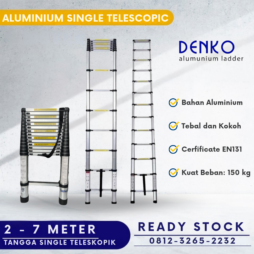 Tangga Teleskopik 2,6 Meter Denko