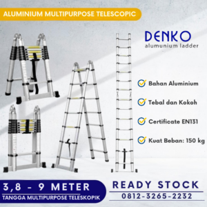 Tangga Teleskopik Double 3,8 Meter Dalton