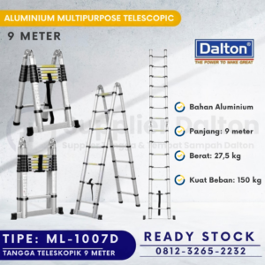 Tangga Teleskopik Double 9 Meter Dalton