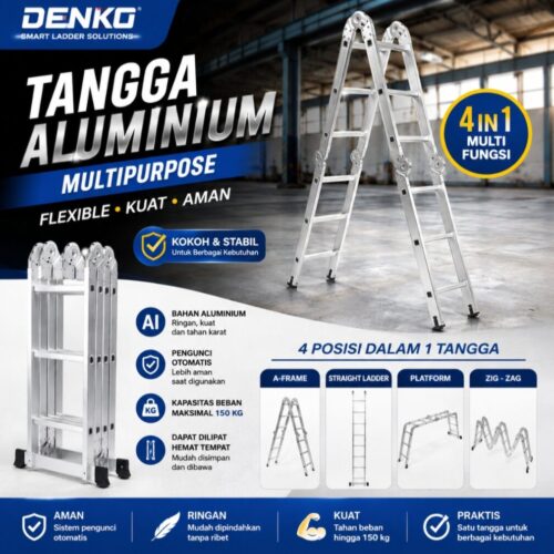 Tangga Aluminium Multipurpose Denko