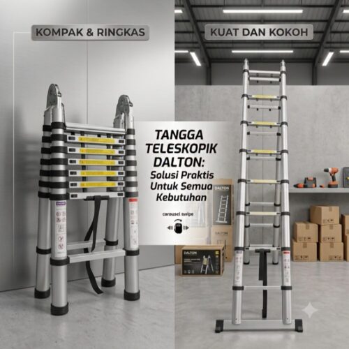 Tangga Teleskopik Double Dalton