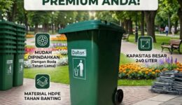 Tempat Sampah 240 Liter Dalton (LXD 240F)