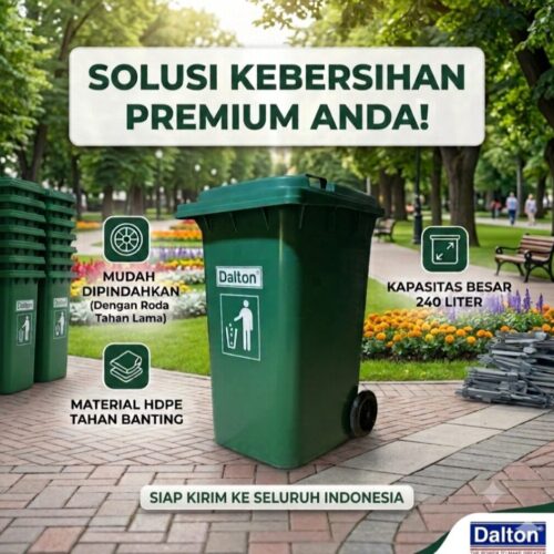 Tempat Sampah 240 Liter Dalton (LXD 240F)